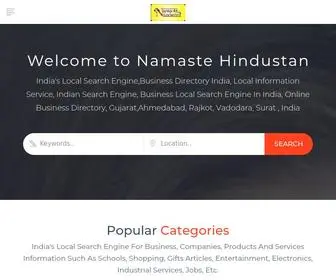 Namastehindustan.com(Namaste Hindustan for Local Companies) Screenshot