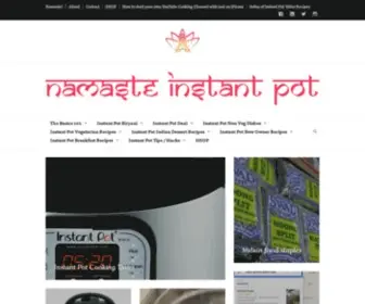 Namasteinstantpot.com(Instant Pot Video recipes) Screenshot