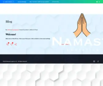 Namastelogistics.com(Namaste Logistics) Screenshot