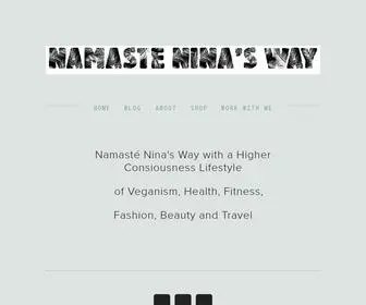 Namasteninasway.com(Namaste Nina's Way) Screenshot