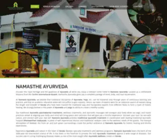 Namastheayurveda.in(Namasthe Ayurveda) Screenshot