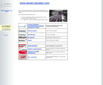 Namatec.com(Namatec) Screenshot