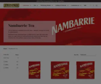 Nambarrie.co.uk(Nambarrie Tea Bags) Screenshot