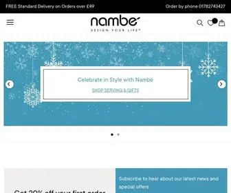 Nambe.co.uk(Nambé) Screenshot