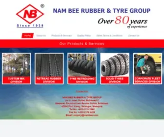 Nambee.com(Malaysia Rubber & Tyre Manufacturer) Screenshot