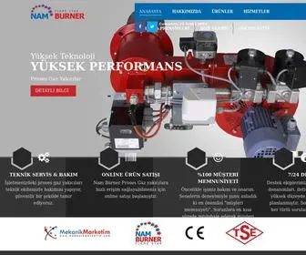 Namburner.com(Nam Burner Proses Gaz Yakıcılar) Screenshot