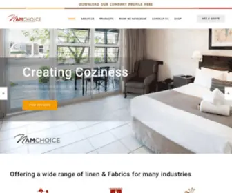 Namchoice.com(Quality Bedding & linen Manufacturers in Namibia) Screenshot