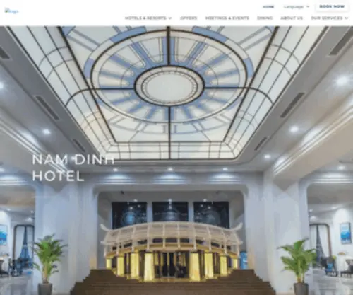 Namcuonghotels.com.vn(Nam Cuong Hotels & Resort thuộc Tập Đoàn Nam Cường) Screenshot