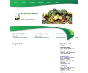 Namdharifarmfresh.com(Valkyrie Networks) Screenshot