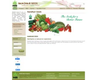 Namdhariseeds.com(Namdhari Seeds Pvt) Screenshot