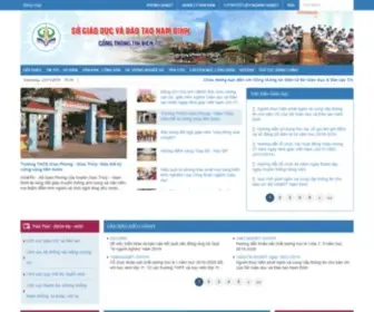 Namdinh.edu.vn(Sở) Screenshot