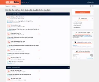 Namdinhonline.com(Diễn Đàn Rao Vặt Nam Định) Screenshot