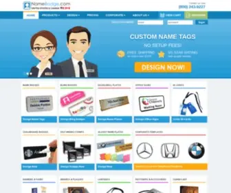 Namebadge.com(Name Badges Inc) Screenshot