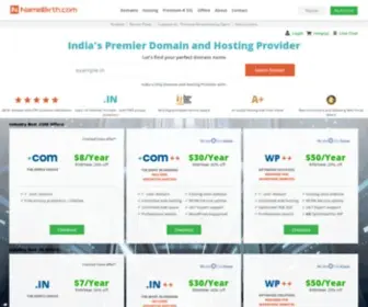 Namebirth.com(#1 Domain and Hosting Provider in the World) Screenshot