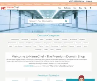 Namechef.com(Buy domain name) Screenshot