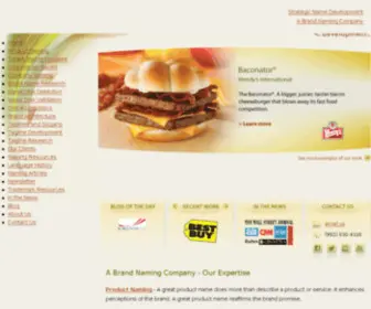 Namedevelopment.com(Brand Naming Company) Screenshot