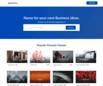 Namedime.com(Name Dime) Screenshot