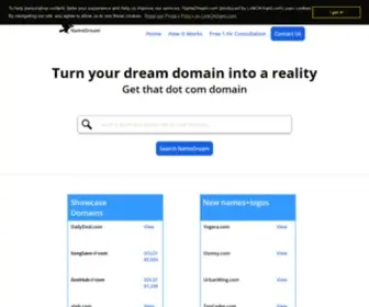 Namedream.com Screenshot