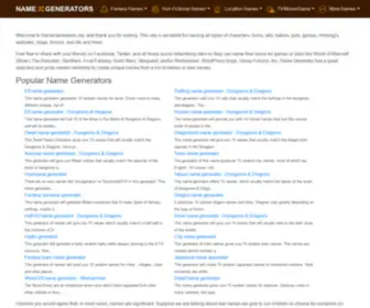 Namegenerators.me(Name Generators) Screenshot