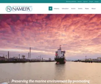 Namepa.net(North American Marine Environment Protection Association) Screenshot