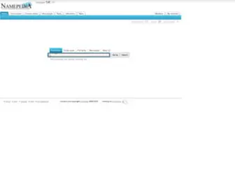 Namepedia.org(Provides information about personal names) Screenshot