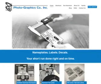 Nameplates-Labels.com(Photo-Graphics Co., Inc) Screenshot