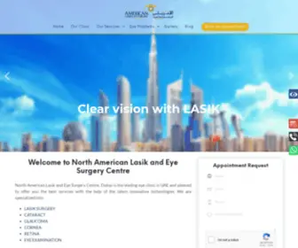 Namericanlasik.ae(Best Lasik Eye Surgery Dubai) Screenshot