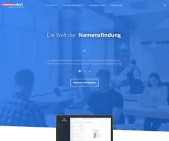 Namerobot.de(Namensfindung mit NameRobot) Screenshot