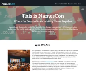Namescon.com(The World's Number) Screenshot
