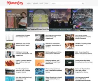 Namesjoy.com(Biz Names) Screenshot