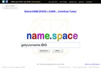 Namespace.us(Generic Top) Screenshot