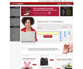 Namespro.ca(Ca Domain) Screenshot