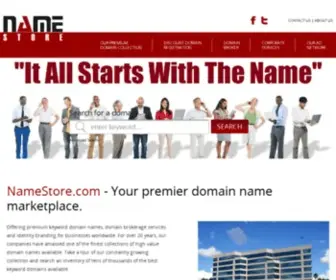 Namestore.com(Premium domain names for sale) Screenshot