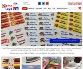 Nametags4U.co.uk(Personalised stick on) Screenshot