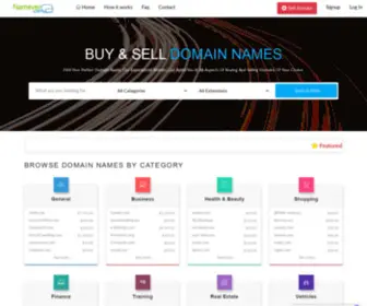 Namever.com(Search and Register cheap domain names instantly on Namever) Screenshot