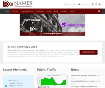 Namex.it(Nautilus Mediterranean eXchange) Screenshot