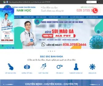 Namhochochiminh.com(Phòng Khám Chuyên Khoa Nam Học Phạm Hữu Chí) Screenshot