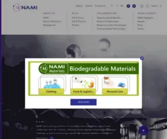 Nami.org.hk(納米及先進材料研發院（簡稱NAMI）) Screenshot