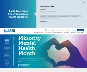 Nami.org(National Alliance on Mental Illness) Screenshot