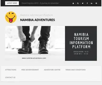 Namibia-Adventures.com(Specialist for Namibia Vacations) Screenshot