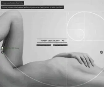 Namibia-Aesthetics.com(Namibia Aesthetics Age Verification Page) Screenshot