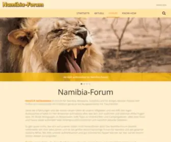 Namibia-Forum.ch(Südafrika) Screenshot