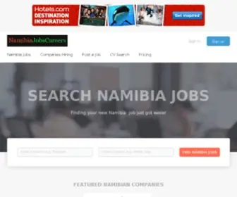 Namibiajobscareers.com(USA Jobs) Screenshot