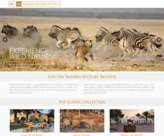 Namibianwildliferesorts.com(Namibia Wildlife Resorts) Screenshot