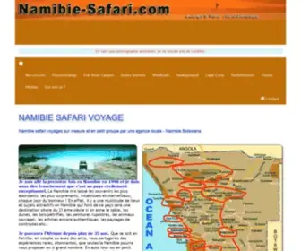 Namibie-Safari.com(Safari) Screenshot