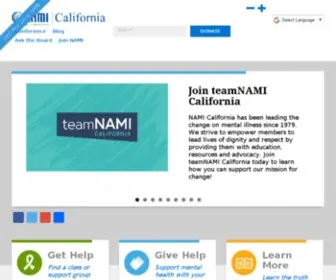 Namica.org(NAMI California) Screenshot