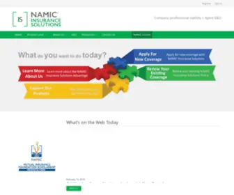 Namicinsurance.com(NAMIC Insurance Solutions) Screenshot