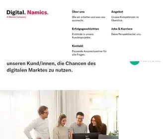 Namics.com(Ihr Customer Experience Management Partner) Screenshot