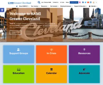 Namigreatercleveland.org(NAMI Greater Cleveland) Screenshot