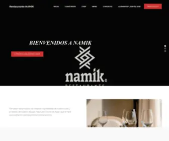 Namik.mx(RESTAURANTE NAMIK) Screenshot